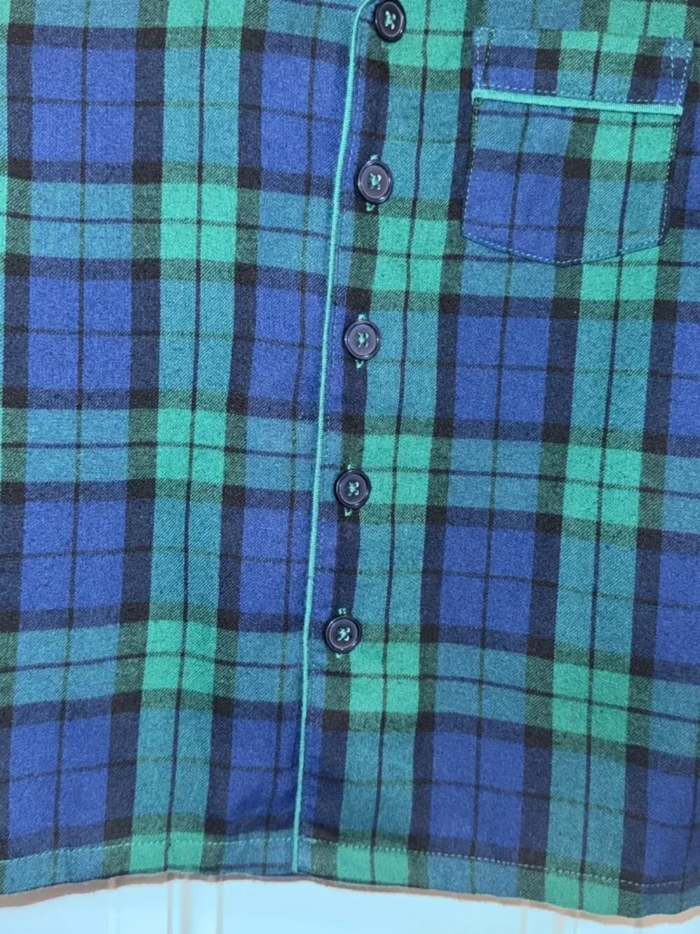 Saint Eve Kids Navy/blue Plaid Pajamas